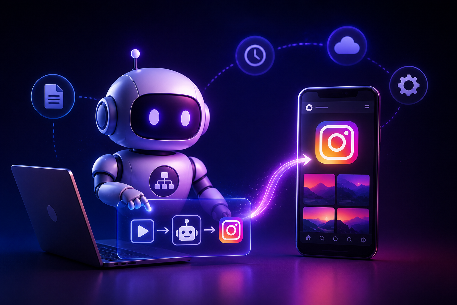 Como criei um agente que posta no meu Instagram automaticamente (e você pode copiar)