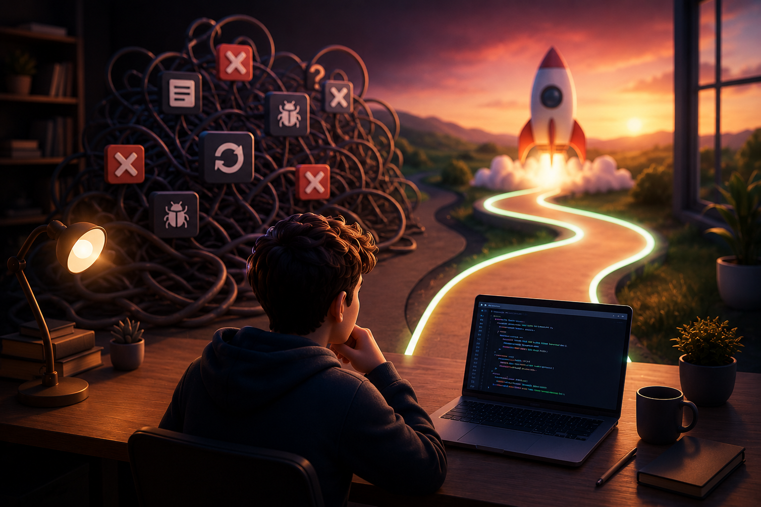 7 erros que travam quem está começando com vibe coding