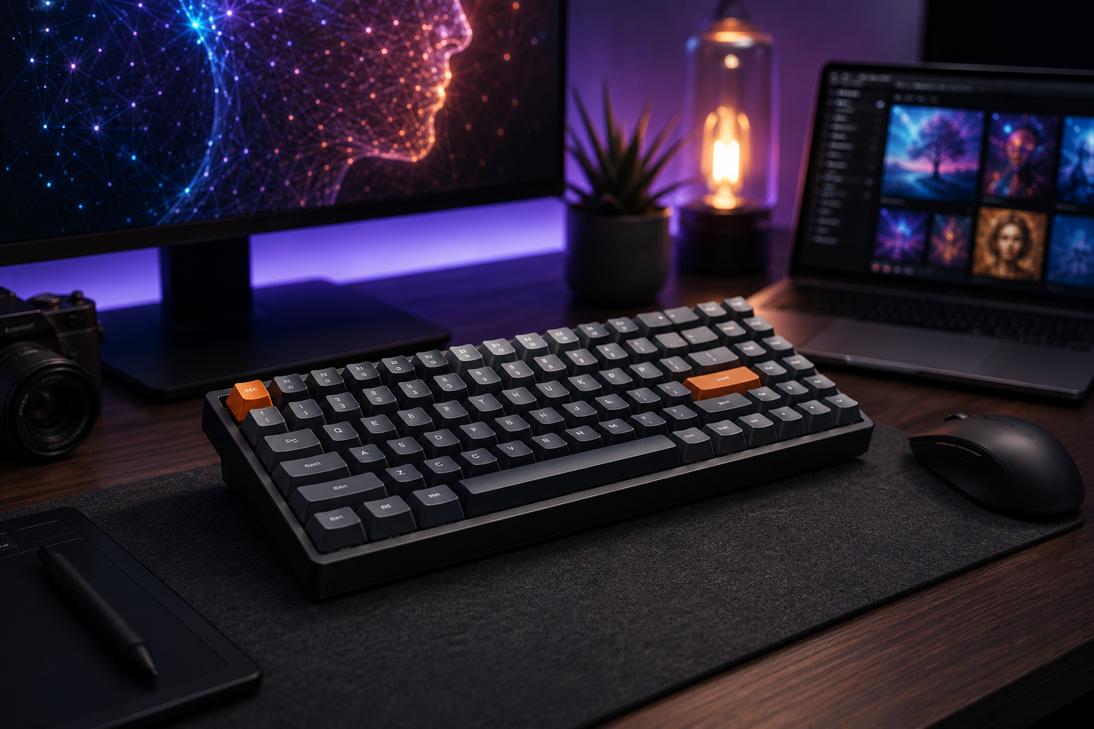 Keychron K2: o teclado que virou padrão nos setups de quem cria com IA