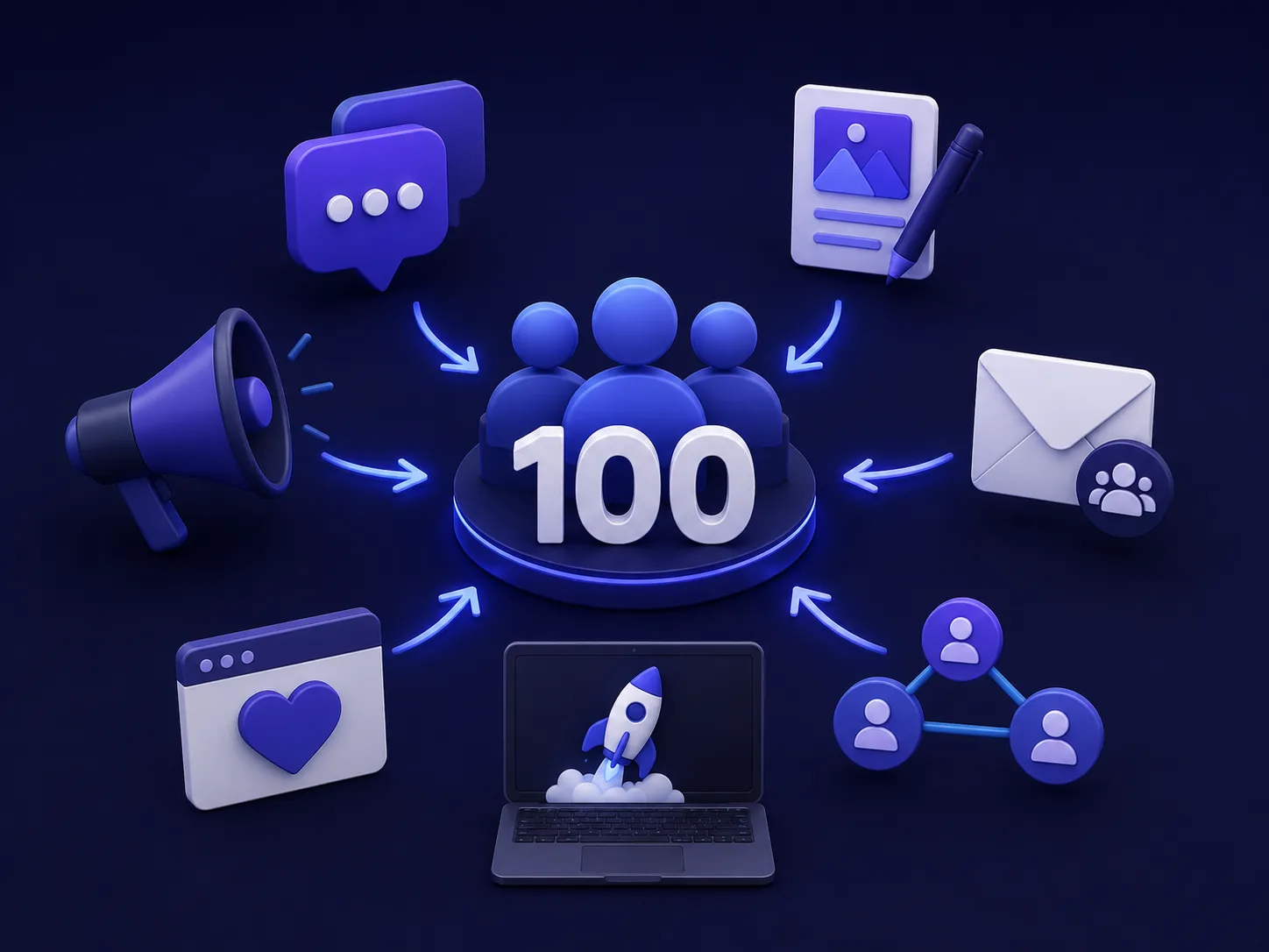 Como conseguir os primeiros 100 usuários sem pagar anúncio