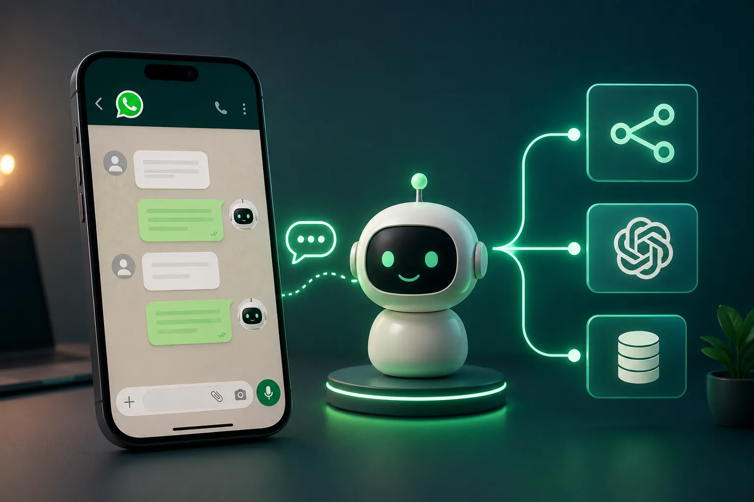 Como criar um agente de IA de atendimento no WhatsApp sem código