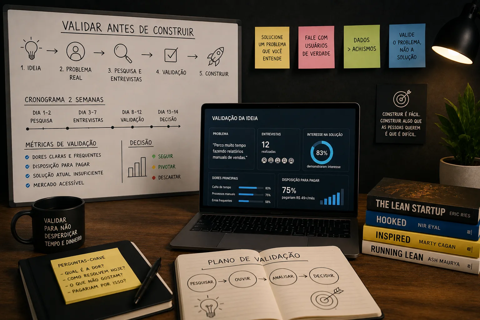 Construindo um SaaS do zero, parte 1: como validar sua ideia antes de escrever qualquer prompt