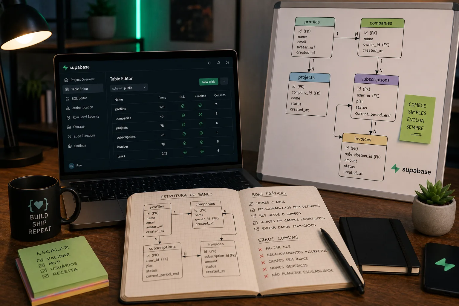 Construindo um SaaS do zero, parte 2: como estruturar o banco de dados no Supabase