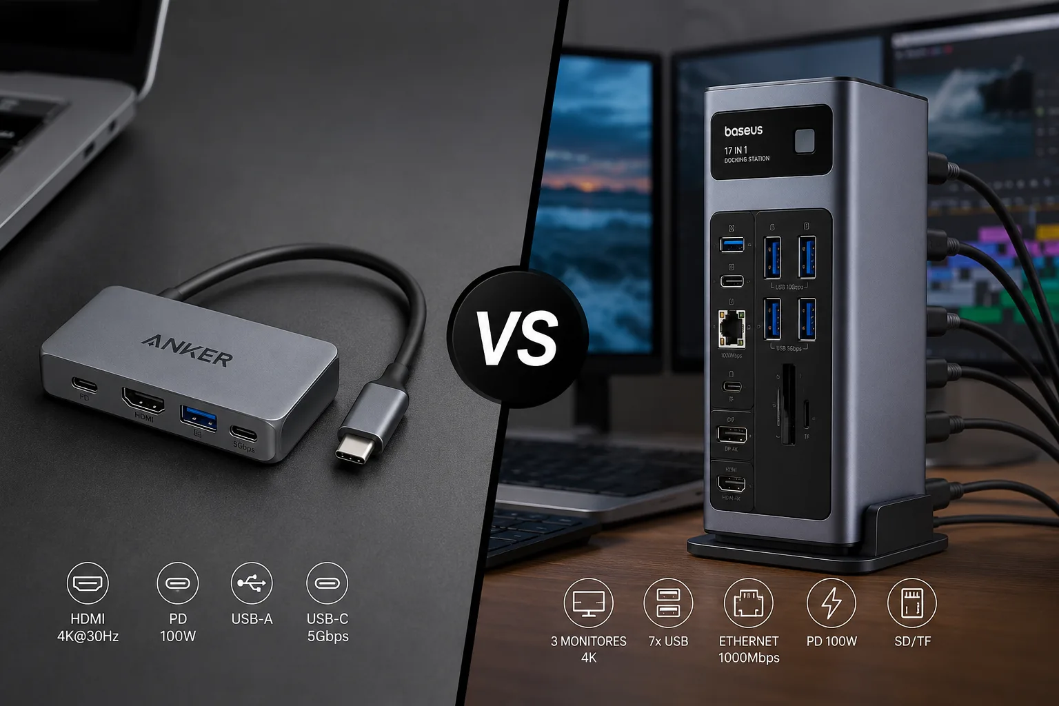 Hub USB-C vs Dock Station: qual leva seu setup pro próximo nível em 2025