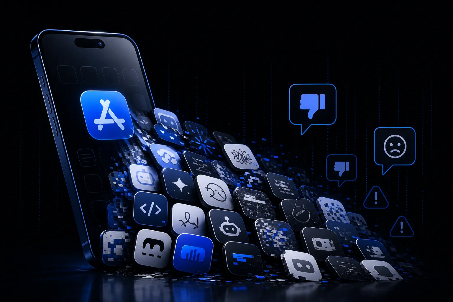 App Store inundada por apps criados com IA: usuários reclamam da baixa qualidade