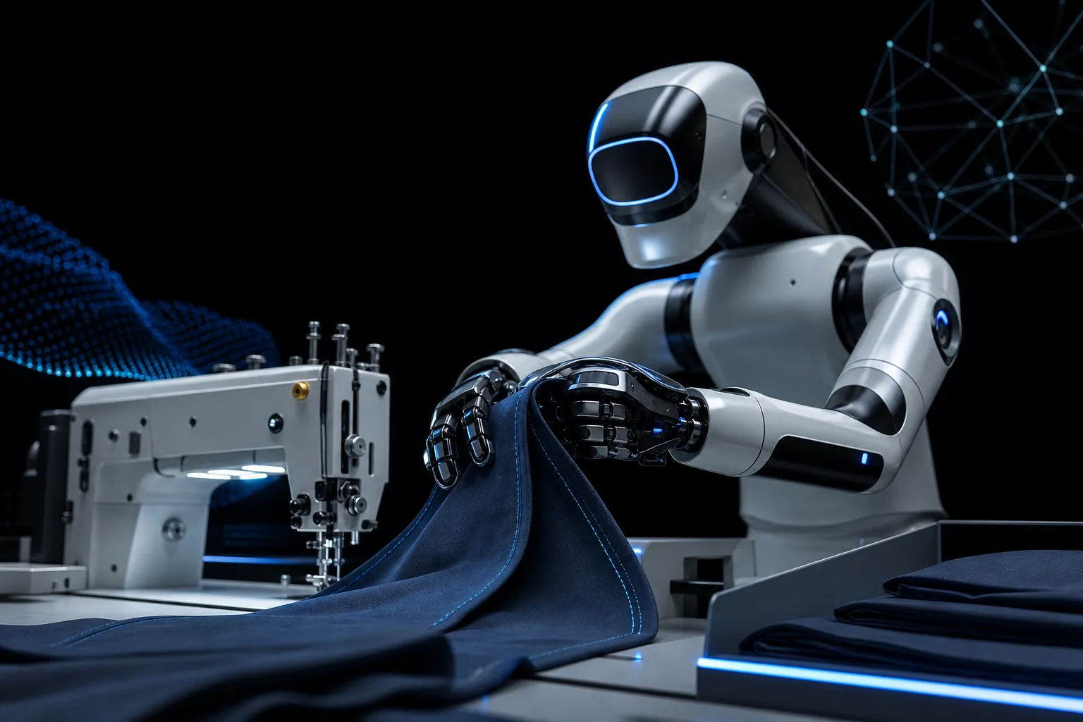 Robô costureiro usa IA para manipular tecidos de forma autônoma