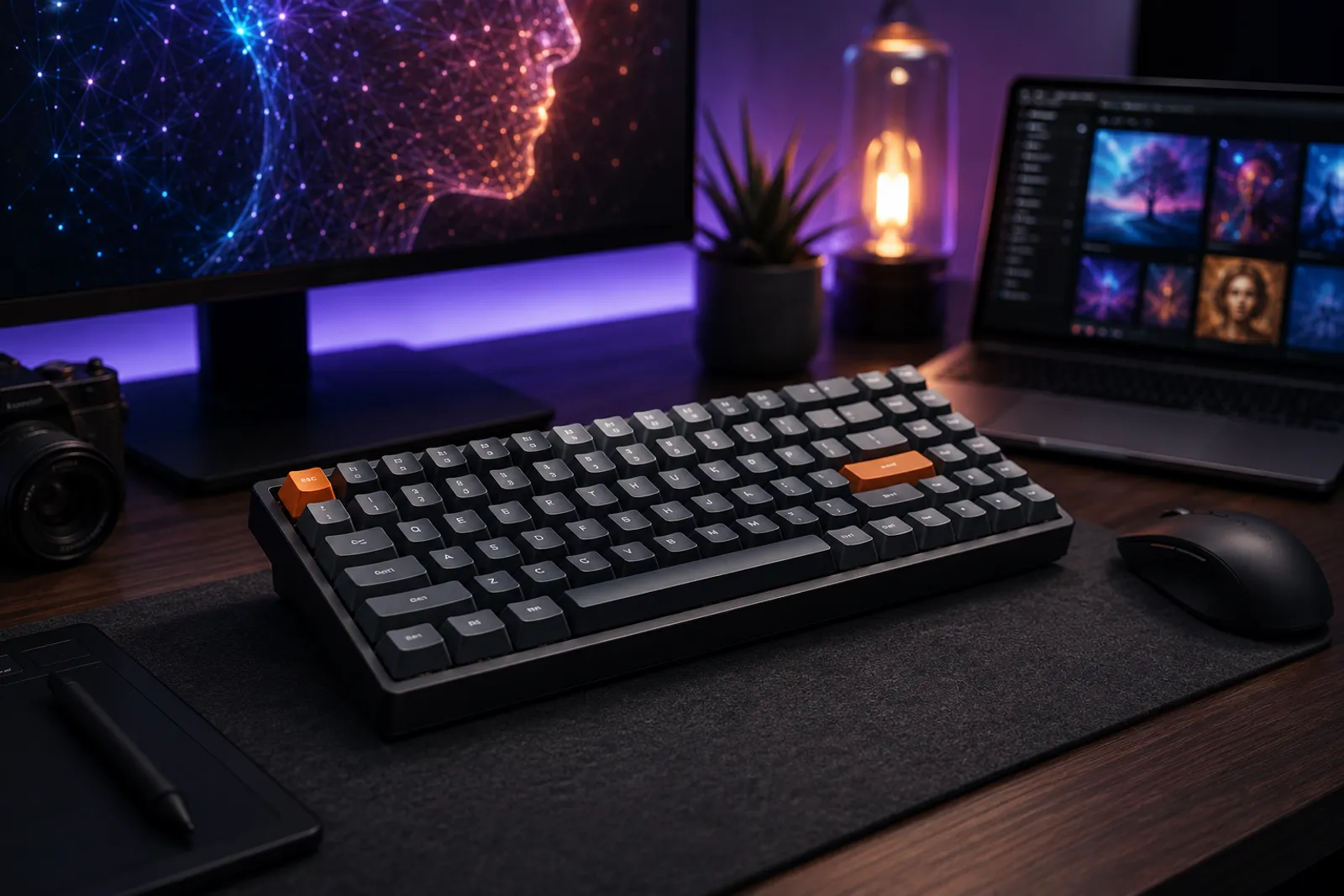 Keychron K2: o teclado que virou padrão nos setups de quem cria com IA