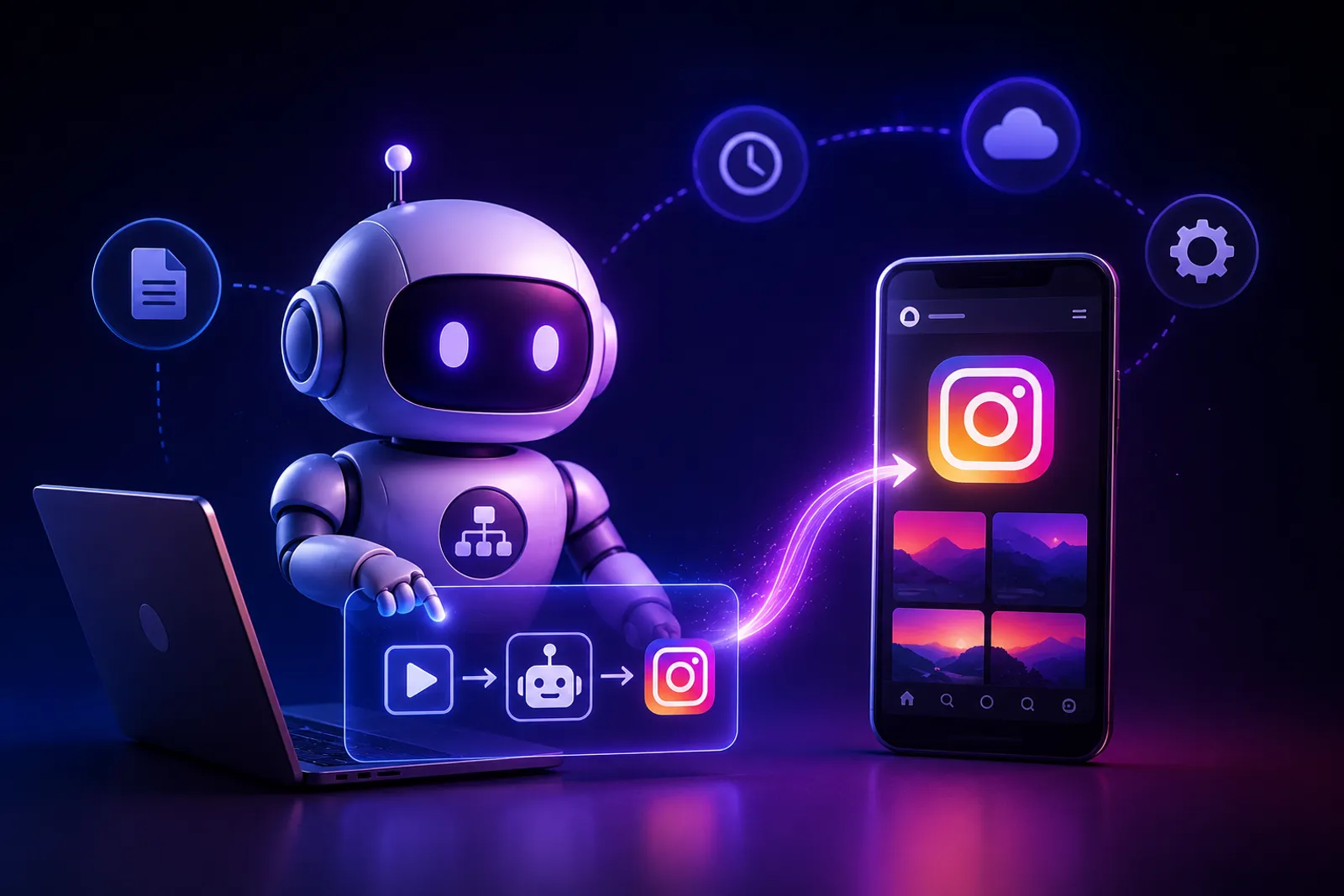Como criei um agente que posta no meu Instagram automaticamente (e você pode copiar)