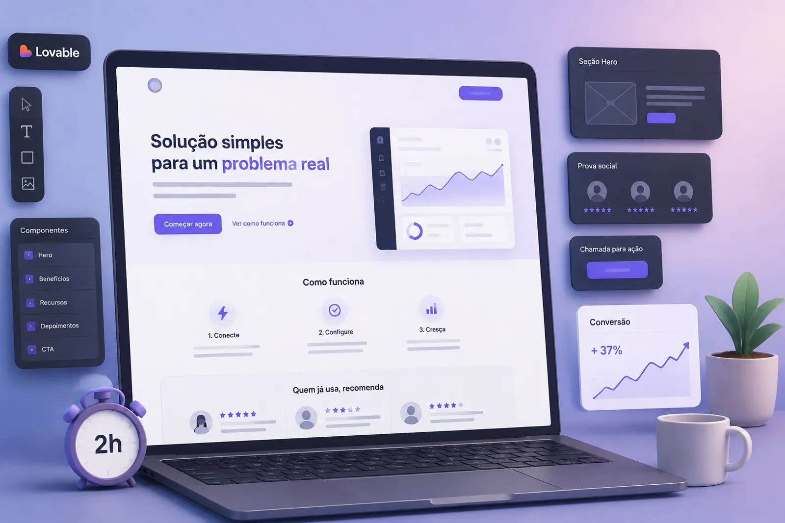 Como criar uma landing page que vende o seu SaaS — do jeito certo